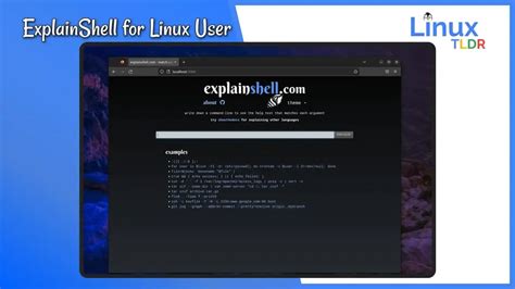 ExplainShell: The Best Alternative for Linux MAN PAGES.